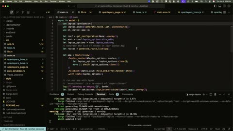 Leptos web framework
