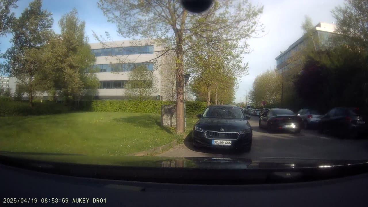Fahrt in Brüssel auf die Autobahn Ring R0 - 19.04.2025