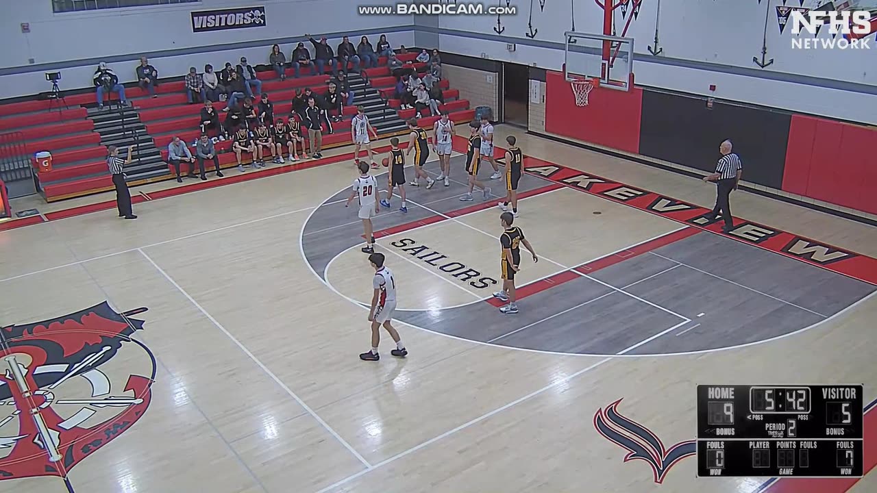 JANUARY 28 2025 HIGH SCHOOL BASKETBALL: LAKEVIEW VS KEYSTONE PART 3