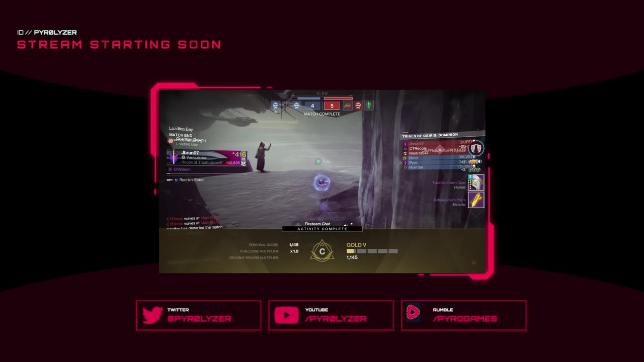 Destiny 2 w/Pyro
