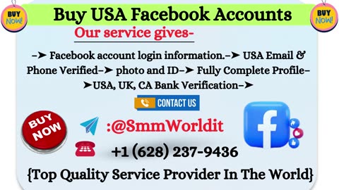 Buy USA Facebook Accounts – Boost Your Presence Now