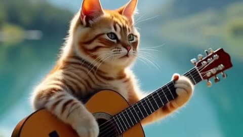 #fyp #ai #misic #cat #fuuny #musica #guitar #musictok