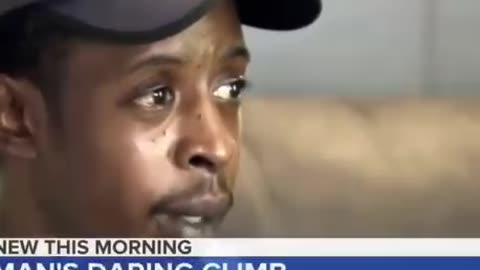 Jermaine, the man who climbed a 19-story building on fire to save his bedridden mother.