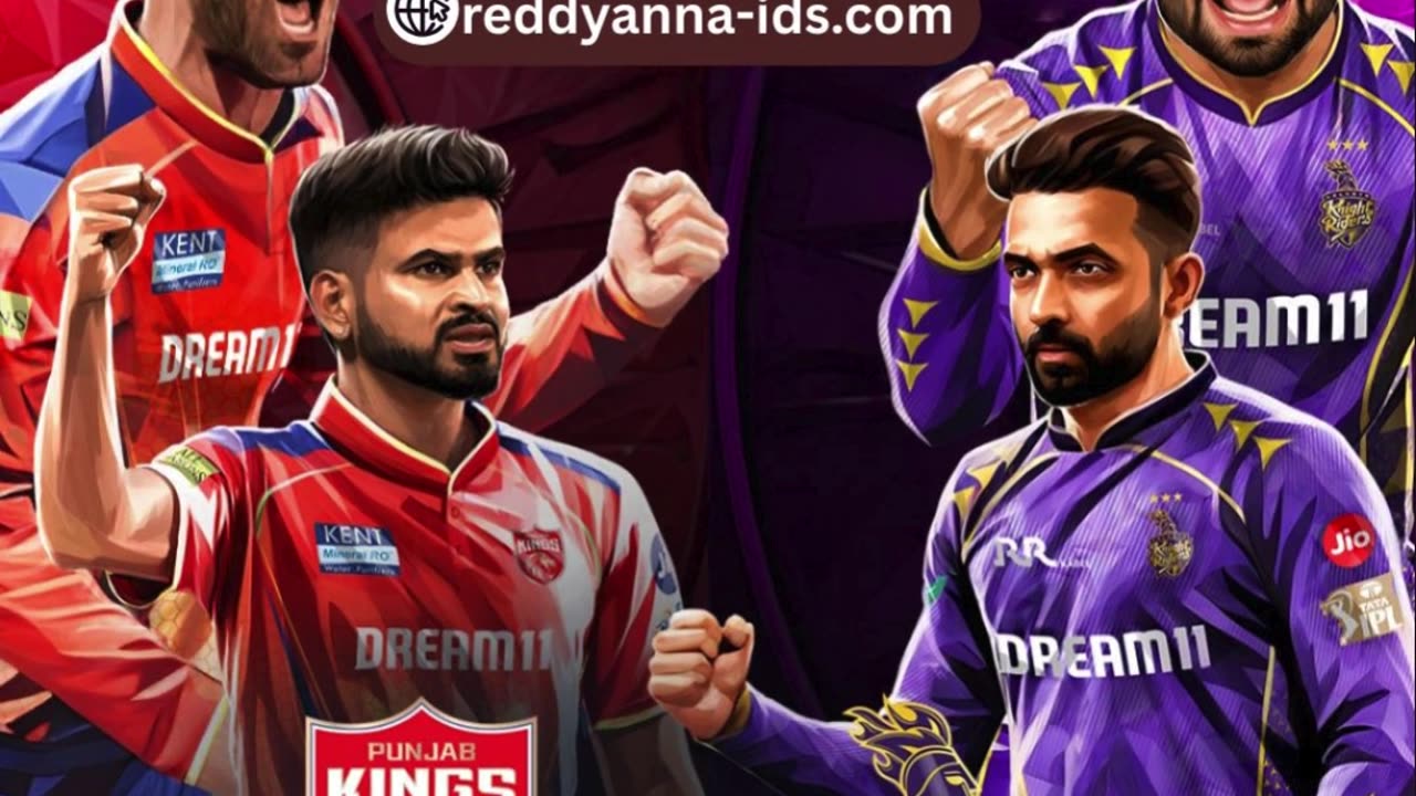 Reddy Anna Bet Preview: KKR vs PBKS Showdown in IPL 2025.
