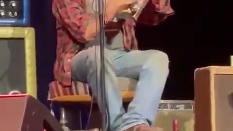 Seasick Steve with his Diddley Bow