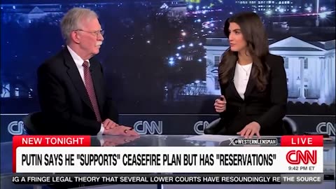 Bolton: Trump only wants a ceasefire in Ukraine for good publicity and a Nobel Peace Prize.