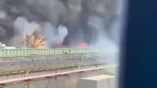 Der Bürgermeister von Hamburg hat Berichte über einen Brand in einem Waffenlager...