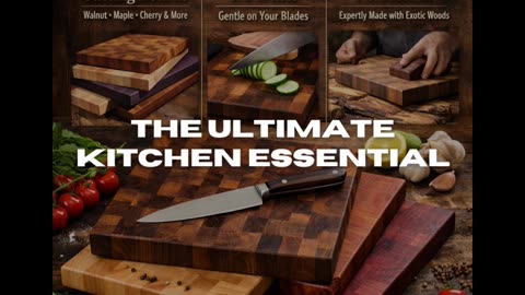 The Ultimate Wooden Cutting Board | Premium Wood Cutting Boards for Every Kitchen