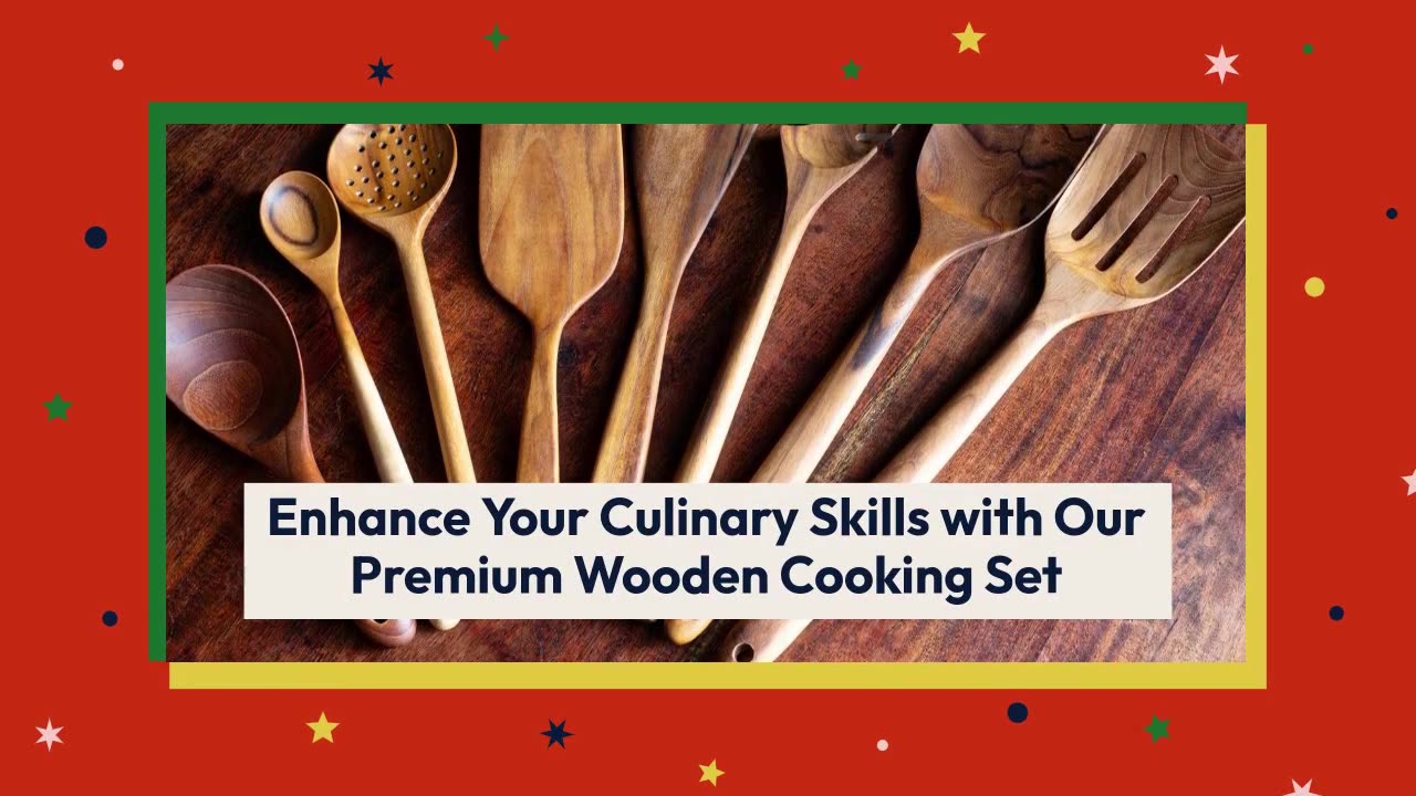 Premium Wooden Cooking Set by CCcollections