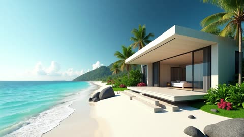 Sights and Sounds of a Cozy secluded Beach House by the Sea