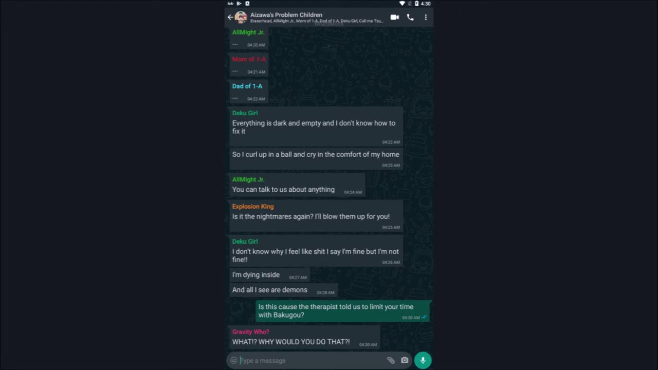 MHA lyric thing (First ever and it's really bad don't watch)