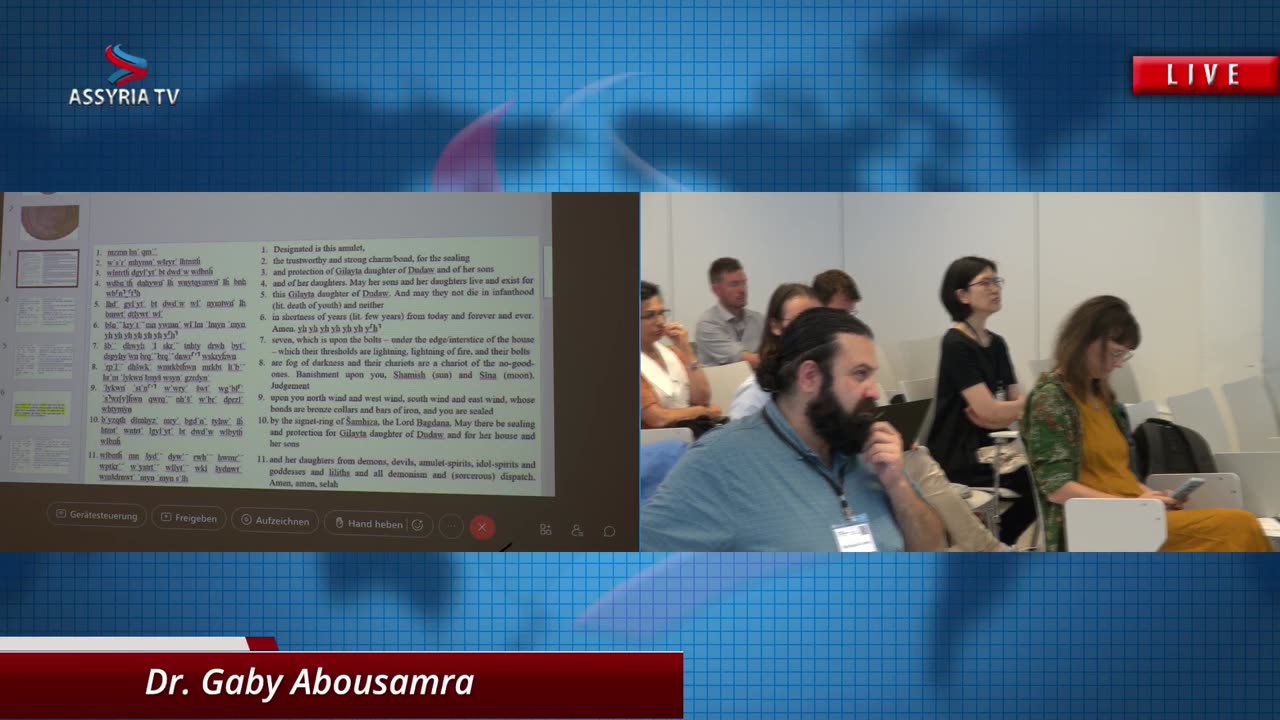 Part 2 - Language, History and Collective Memory Syriac Studies Conference