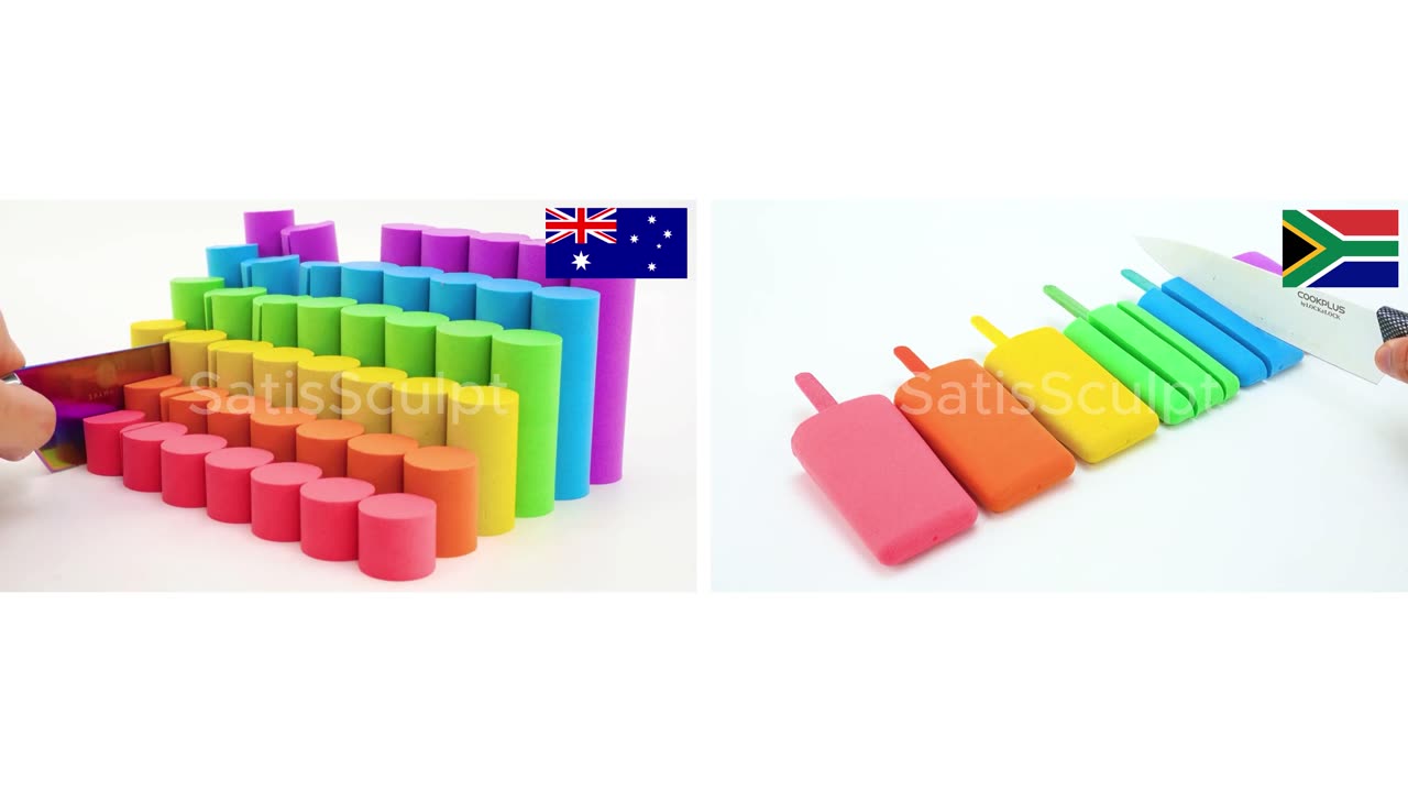 Symmetry of Nations 🇦🇹🇿🇦 — Pure 4K Visual ASMR • Contrast & Harmony • Art in Motion