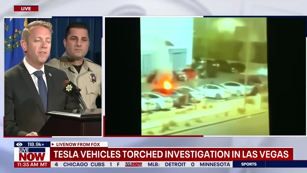 "Targeted Attack" of Tesla in Las Vegas