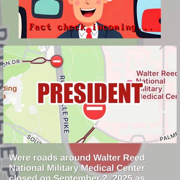 Fact Check: Police NOT Aware Of Any Walter Reed Road Closures On September 2, 2025