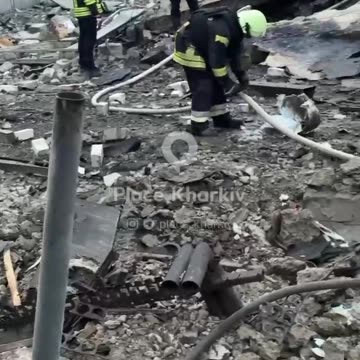 And also photos and videos from the explosion site in Kharkov