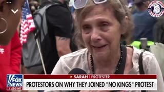 SHOCKING interview at ‘No Kings’ protest shows how fake news media brainwashes Americans