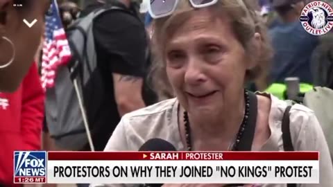 SHOCKING interview at ‘No Kings’ protest shows how fake news media brainwashes Americans