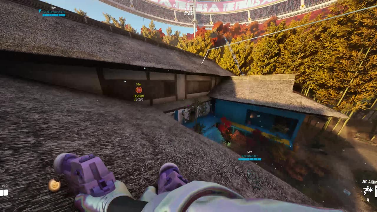 The Finals, the receiving end of the Doublebarrel