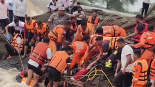 Bridge collapses over the Indrayani river in Pune, India. At least two dead and over 30 injured.