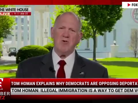 Tom Homan Explains Why Democrats Are Opposing Deportations