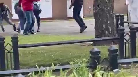 🚨 Gang of IMMIGRANTS attack WOMEN and locals outside PRIMARY SCHOOL