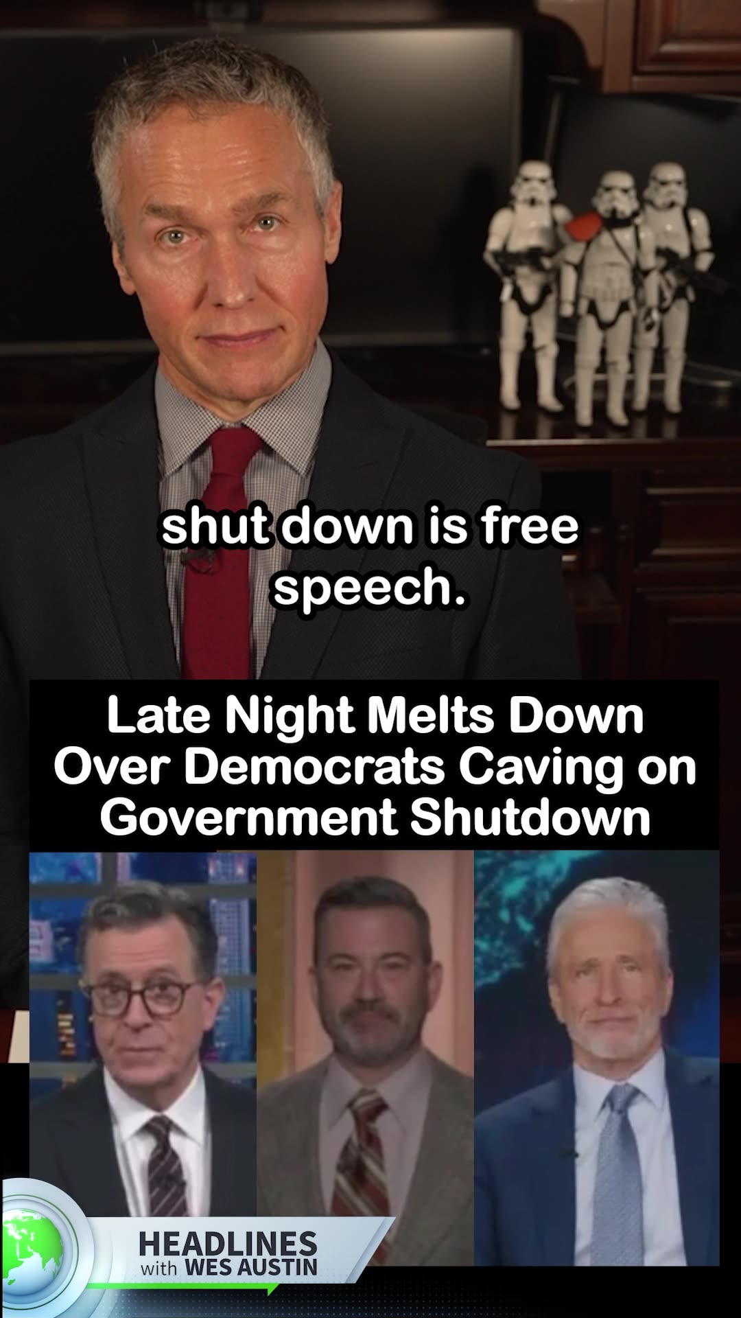 Late Night Melts Down Over Democrats Caving on Government Shutdown