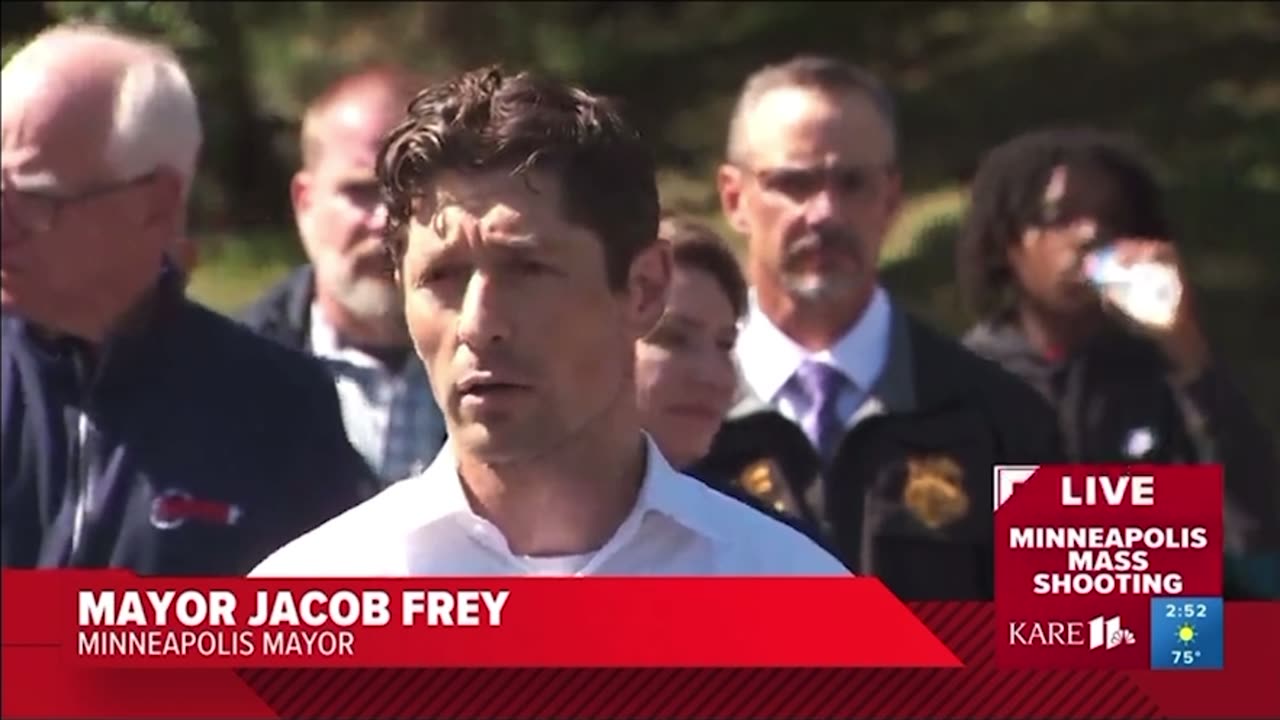 Minneapolis Mayor Blames Guns and Hate Towards Transgenders for Catholic Church shooting