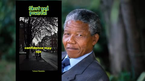 Short and inspiring speech Nelson Mandela