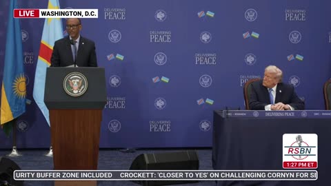 POTUS at Rwanda Peace Agreement