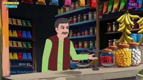 Greedy Shopkeeper - Learn English - English Stories - English Animated Stories -ToonTalesKids