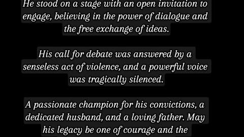 In Memoriam:Charlie Kirk|#RestInPeace #TurningPointUSA #TPUSA #ProveMeWrong #shortsfeed