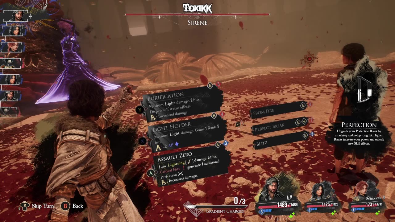 We shake hands with the devils and we walk past them. (E33)