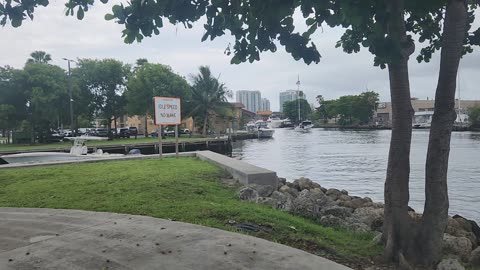 Walking next to the Miami River #Miami