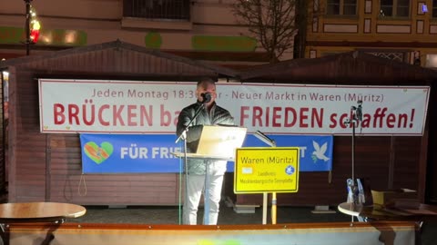 Waren ( Müritz) - Torsten mit seinem Redebeitrag 08-12-2025