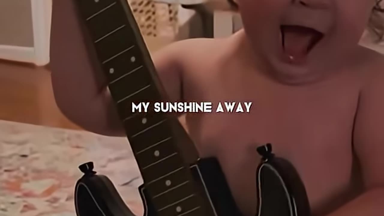 Rockstar Toddler’s Adorable "You Are My Sunshine" Performance