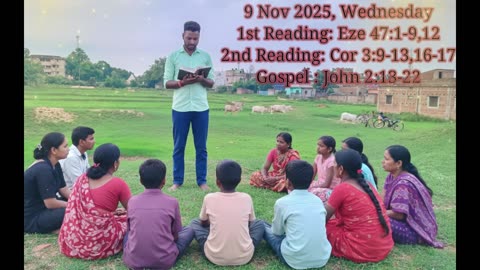 Catholic Daily Gospel and Reading in Hindi 9 November 2025 | Today's Bible Verse | Aaj ka Susamachar