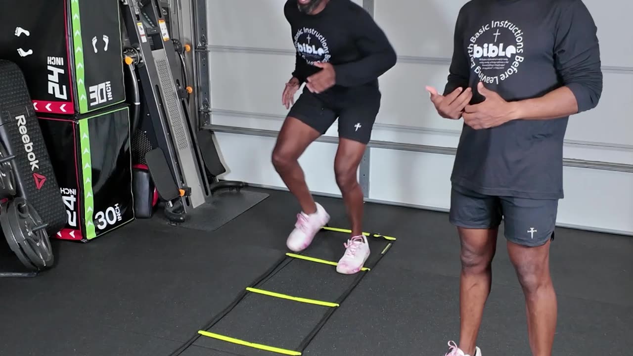 3-2-3 AGILITY LADDER DRILL