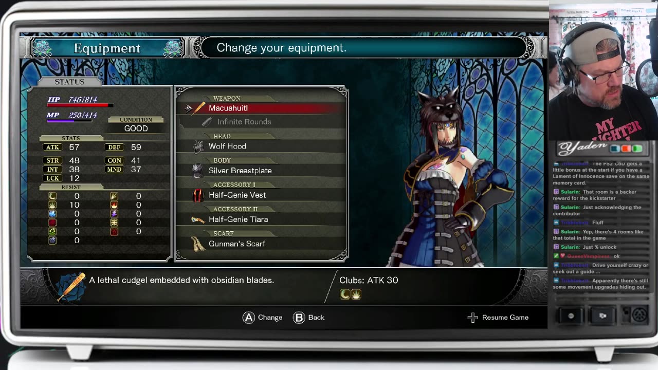 Bloodstained: Ritual Of The Night ~ Picked by @acherondraegan via bits cheer