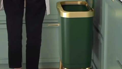 Modern Kitchen Trash Can – Odor-Proof, Stylish and Durable Waste Basket