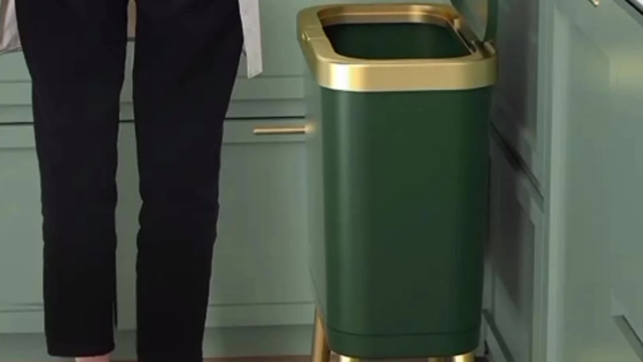 Modern Kitchen Trash Can – Odor-Proof, Stylish and Durable Waste Basket