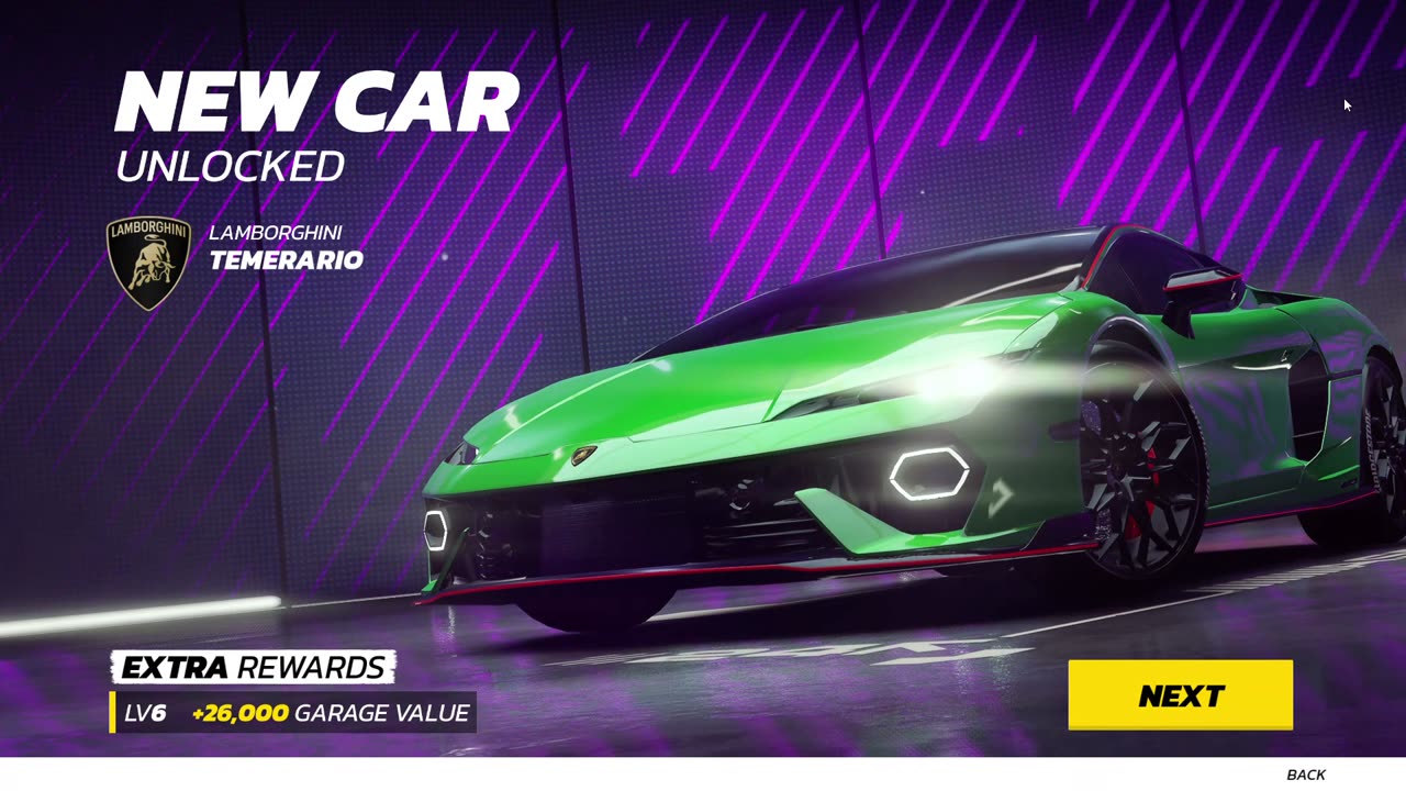 Lamborghini Temerario Asphalt Legends