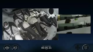 Splashdown of SpaceX Dragon Carrying Ax-4 Astronauts