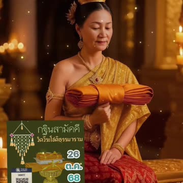 ทอดกฐินวัดวีระโชติ 26ต.ค.2568 เวลา 13.00น.ทอดรวม