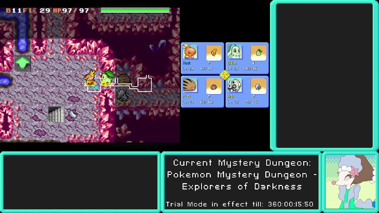 (Twitch VOD 28-07-2025) Pokemon Mystery Dungeon Explorers of Darkness #4