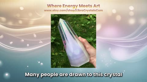 Angelic Cloud Quartz Glass Tower | Clarity, Upliftment & Celestial Guidance