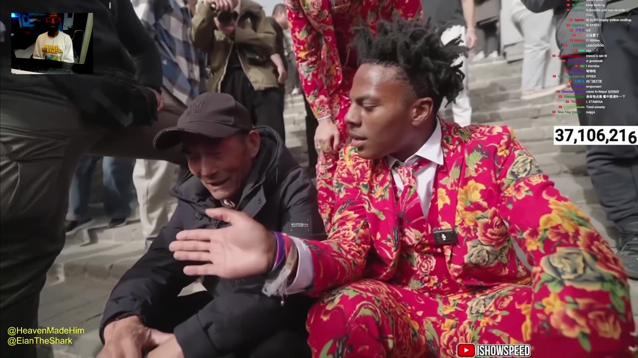 iShowSpeed Visits The Great Wall Of China! REACTION