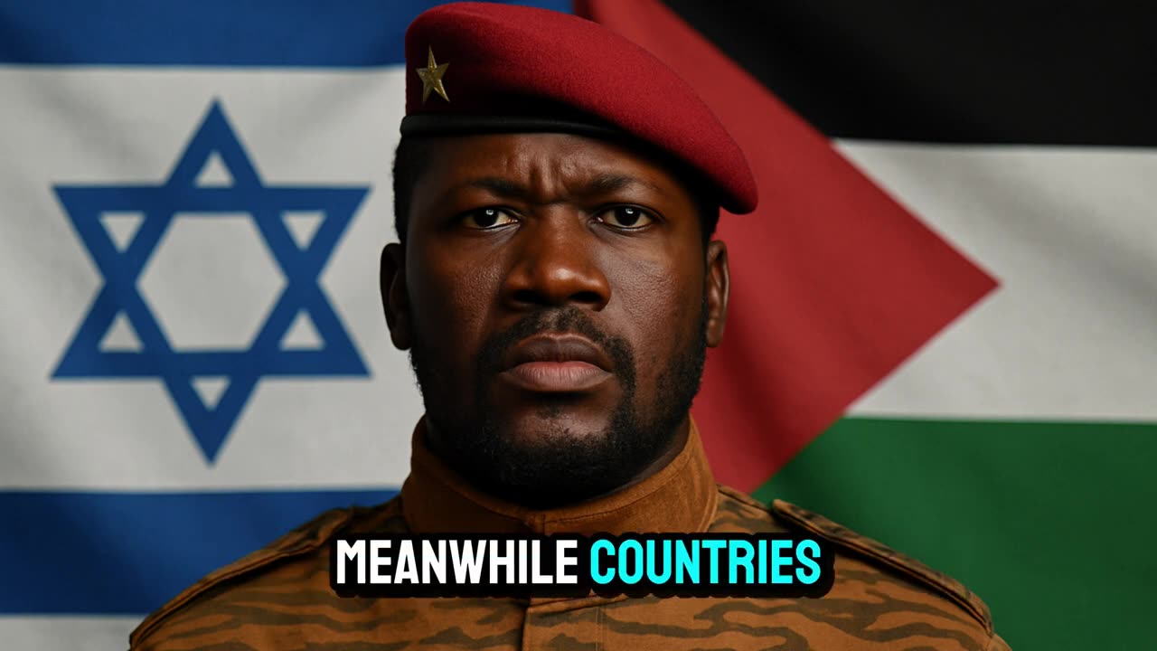Traoré’s Explosive Statement on Israel-Gaza War Sends Shockwaves Globally