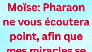 « La parole de Moïse au peuple » exodus 11:9 #shortvideo #shorts #youtube #youtubeshorts #ytshorts