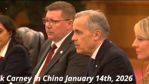 Camadian PM Mark Carney announces the "New World Order" partnership with China.